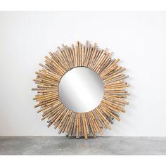 آینه دیواری طرح خورشید (m230874)