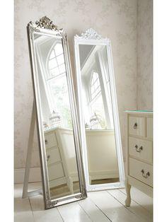 آینه قدی دیواری و ایستاده با قاب چوبی (m230683)