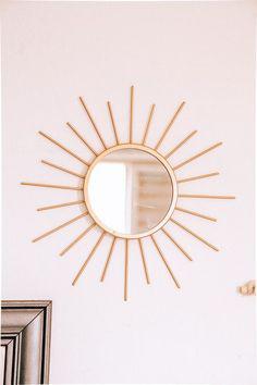 آینه دیواری طرح خورشید (m230903)