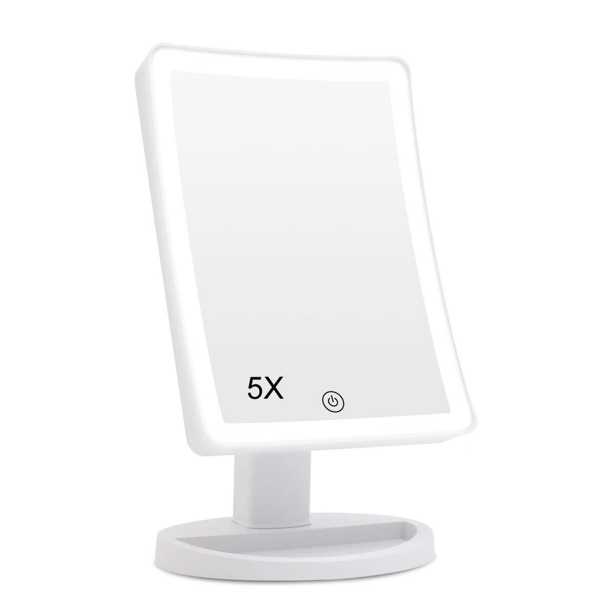 آینه رومیزی آرایش مدل چراغدار (m237884)|ایده ها