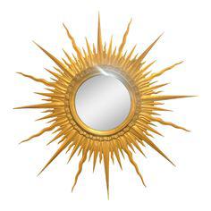 آینه دیواری طرح خورشید (m237902)