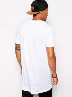 تی شرت مردانه لانگ (m241102)