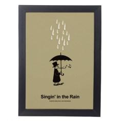 تابلو آگاپه مدل G168 طرح Singing in The Rain
