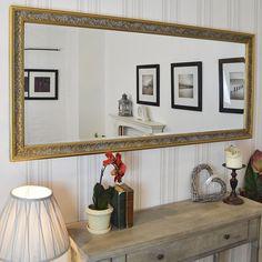 آینه دیواری با قاب چوبی (m246982)