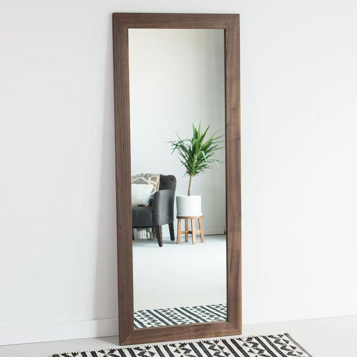 آینه قدی دیواری و ایستاده با قاب چوبی (m246892)|ایده ها
