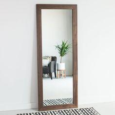 آینه قدی دیواری و ایستاده با قاب چوبی (m246892)