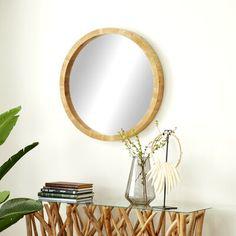 آینه دیواری با قاب چوبی (m253950)