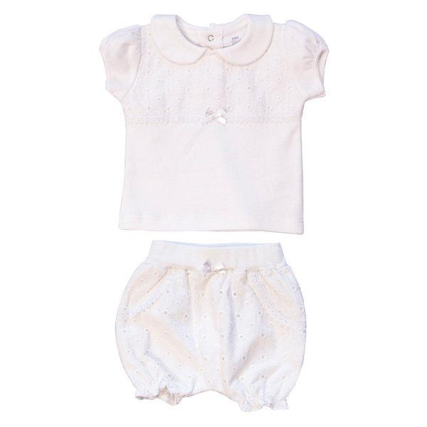 تی شرت و شلوارک نوزادی دخترانه پولونیکس طرح رز کد 21801-23|دیجی‌کالا