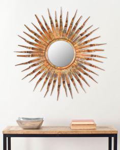 آینه دیواری طرح خورشید (m259044)