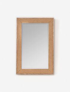 آینه دیواری با قاب چوبی (m267850)