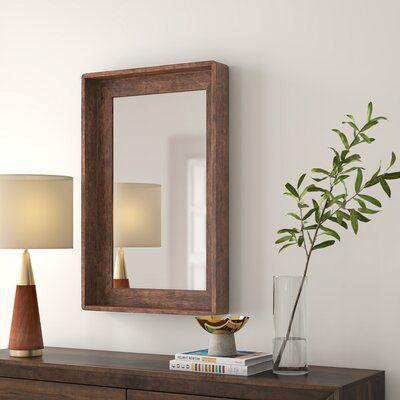 آینه دیواری با قاب چوبی (m275390)|ایده ها