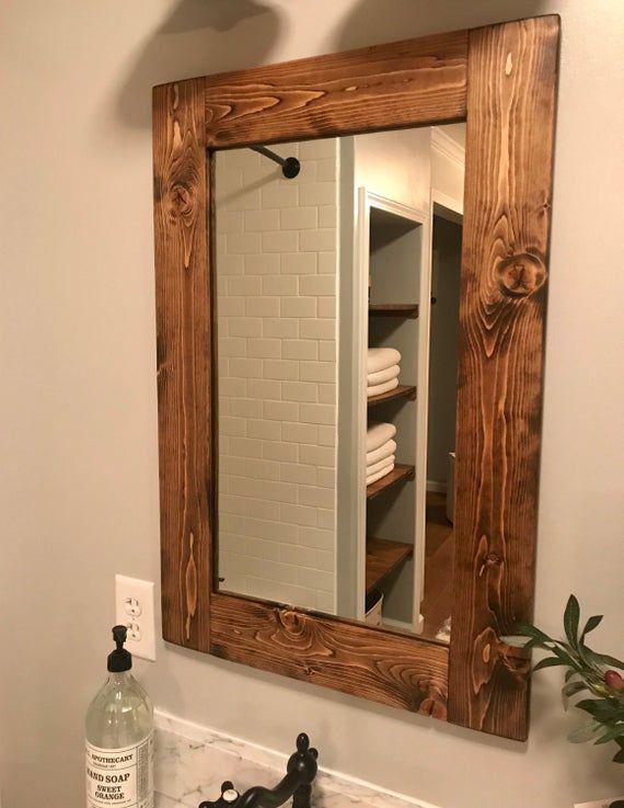 آینه دیواری چوبی (m275547)|ایده ها