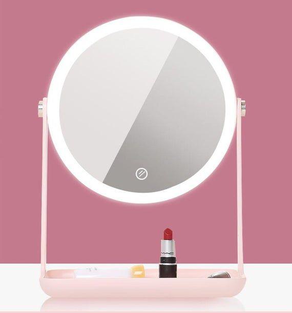 آینه رومیزی آرایش مدل چراغدار (m287368)|ایده ها