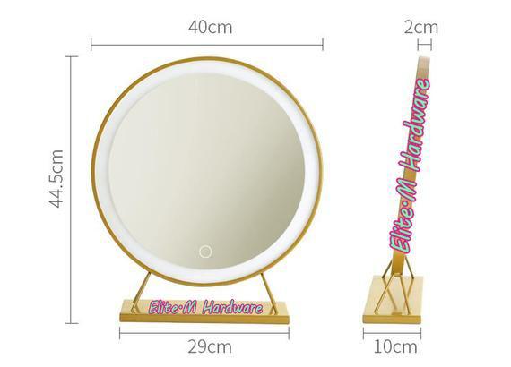 آینه رومیزی آرایش مدل چراغدار (m287366)|ایده ها