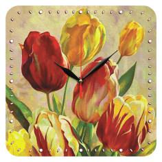 ساعت دیواری مدل 1044 طرح گل های لاله