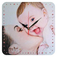 ساعت دیواری مدل 1024 طرح مادر و کودک