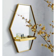 آینه دیواری با شلف (m291976)