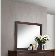 آینه دیواری با قاب چوبی (m292060)