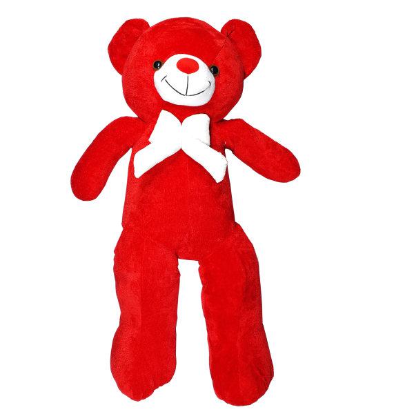 عروسک طرح خرس پاپیونی کد 6 ارتفاع 100 سانتی متر|دیجی‌کالا
