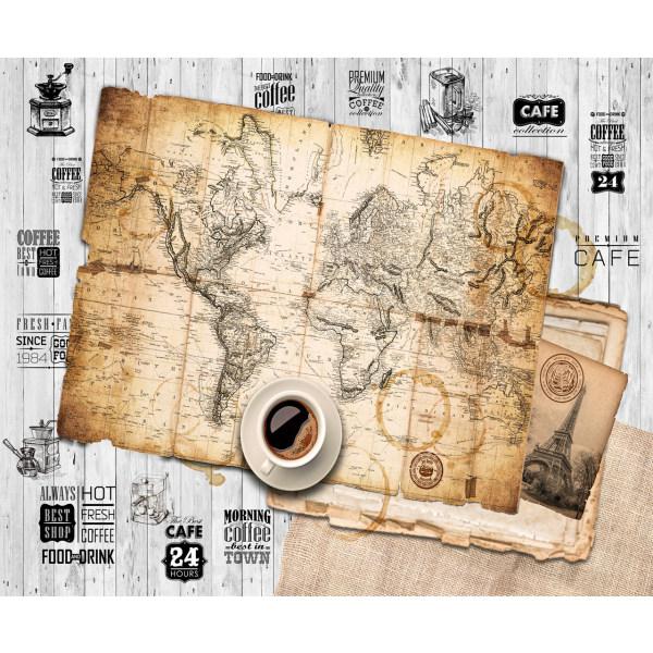 پوستر دیواری طرح دنیای ‌قهوه کد 00315|دیجی‌کالا