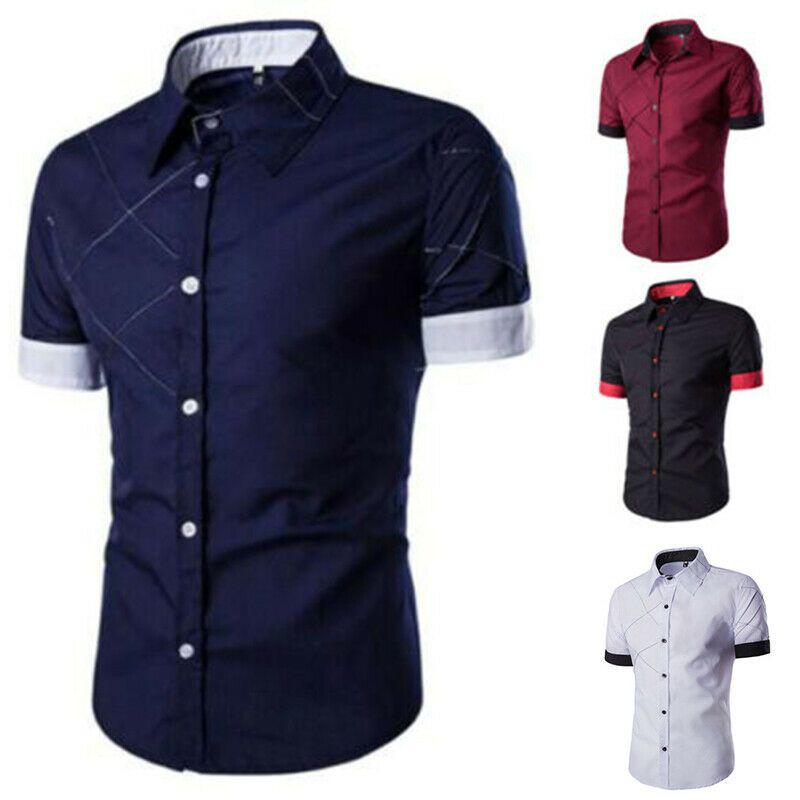 پیراهن مردانه آستین کوتاه (m307616)|ایده ها