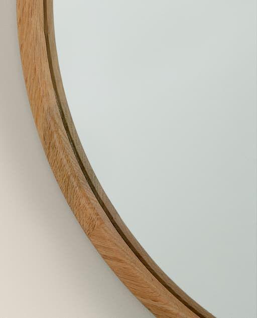 آینه دیواری با قاب چوبی (m311835)|ایده ها
