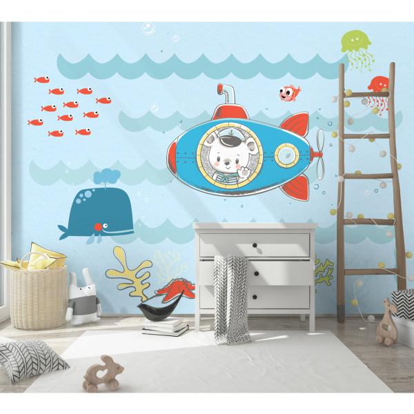 پوستر دیواری اتاق کودک طرح زیر دریایی کد pk105|دیجی‌کالا