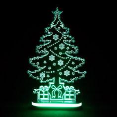 چراغ خواب طرح درخت کریسمس کد 5158