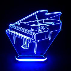 چراغ خواب طرح پیانو کد 5048