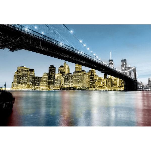 پوستر دیواری طرح نیویورک و پل بروکلین کد pl104|دیجی‌کالا