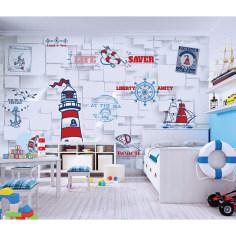 پوستر دیواری اتاق کودک طرح ملوانی کد pk180