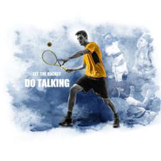 پوستر دیواری طرح ورزش تنیس کد pb176
