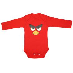 بادی نوزاد طرح ANGRY BIRD کد 231 رنگ قرمز