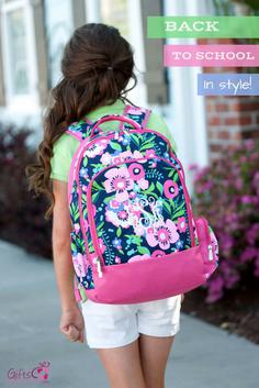 کیف مدرسه گلدار دخترانه