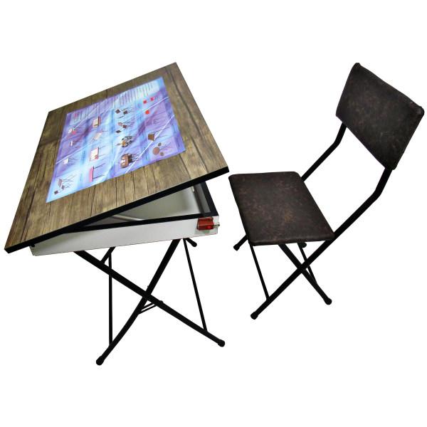 ست میز تحریر و صندلی مدل رنگی|دیجی‌کالا