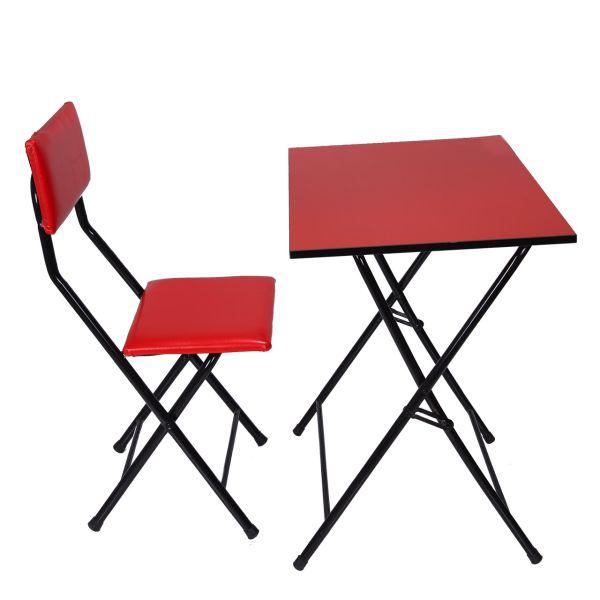 میز و صندلی تحریر تاشو و تنظیم شو باس قرمز|دیجی‌کالا