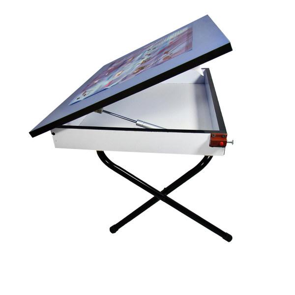 میز تحریر پایه کوتاه باکسدار سایز 70*50 (ضدخش،تاشو،تنظیم شونده ارتفاع)|دیجی‌کالا