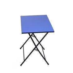 میز تحریر تاشو و تنظیم شو تک رنگ آبی
