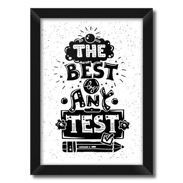 تابلو فنچ آرت طرح The Best By Any Test کد QT102H-BW|دیجی‌کالا
