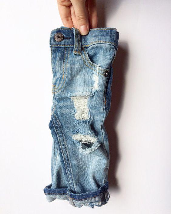 شلوار جین زاپ دار بچه گانه|ایده ها