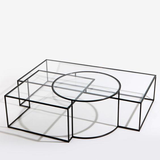 میز لاکچری شیشه ای|ایده ها