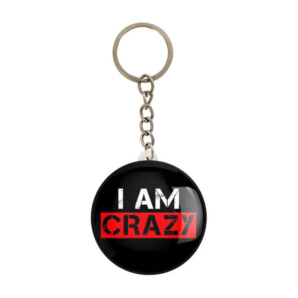 جاکلیدی خندالو طرح I Am Crazy کد 2729 |دیجی‌کالا