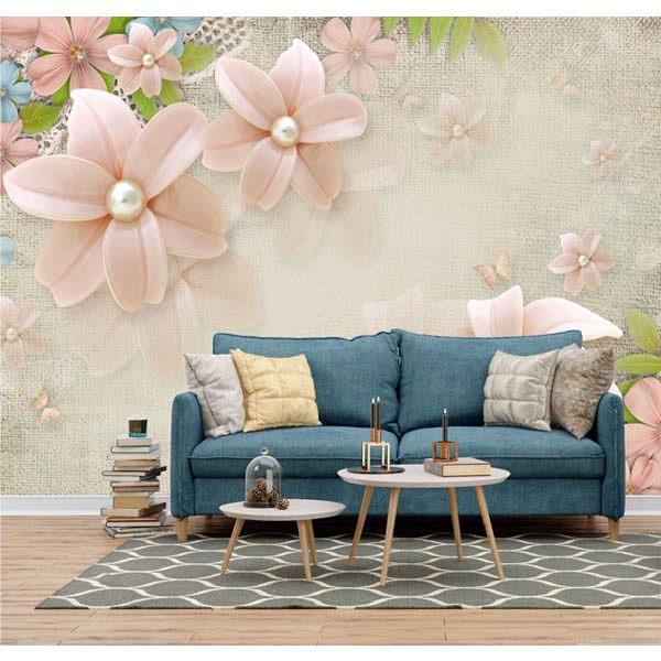 پوستر دیواری طرح گل های خمیری کد 15658676|دیجی‌کالا