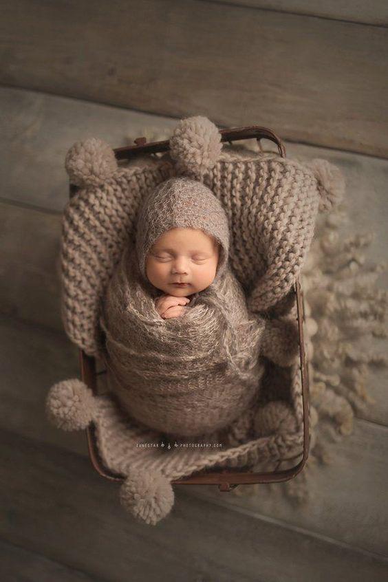 مدل بافت نوزادی قنداق پشمی|لیدی