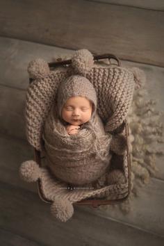 مدل بافت نوزادی قنداق پشمی