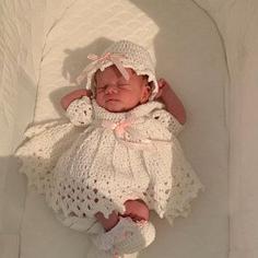 مدل لباس بافت نوزاد قلاب بافی