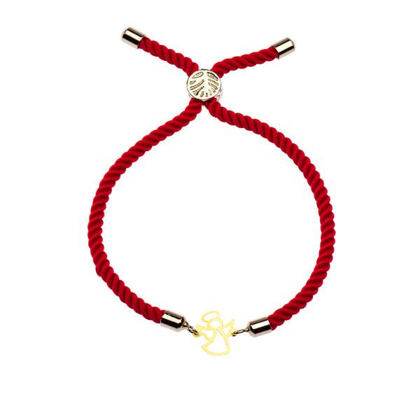 دستبند طلا 18 عیار زنانه کرابو طرح فرشته مدل Kr1115|دیجی‌کالا