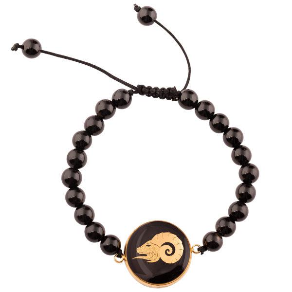دستبند طلا 24 عیار زنانه الون طرح نماد فروردین|دیجی‌کالا