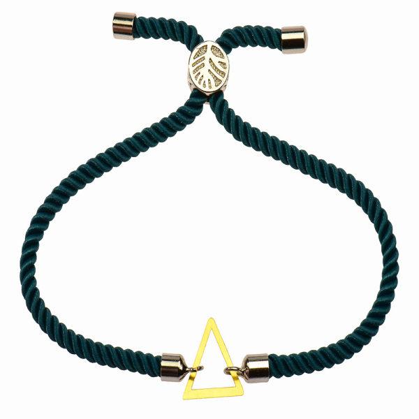 دستبند طلا 18 عیار زنانه کرابو طرح مثلث مدل Kr1271|دیجی‌کالا