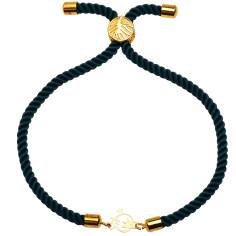 دستبند طلا 18 عیار زنانه کرابو طرح انار مدل Kr1377